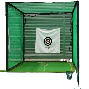 Indoor Outdoor 3x3x3m Simulator Golf Hitting Nets Golf Hitting Training Aids Green Golf Practice Cage Net