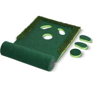 Indoor Outdoor Golf Course Training Aid with Putting Green Mat Practice Equipment for Golf Course Training