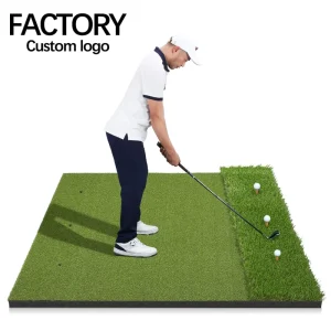 Indoor Outdoor Golf Swing Simulator Mat Practice Hitting Golf Training Aid