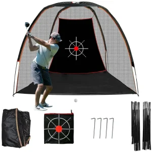 Indoor Outdoor Practice Golf Driving Net Set with Target OEM Brand Model AE5018