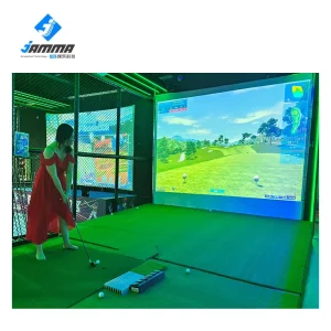 Indoor Virtual Reality Golf Simulator VR Golf System with Launch Monitor