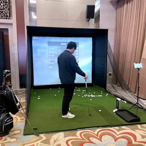 Indoor Virtual Reality Golf Simulator VR Golf System with Launch Monitor Golf Game Machine