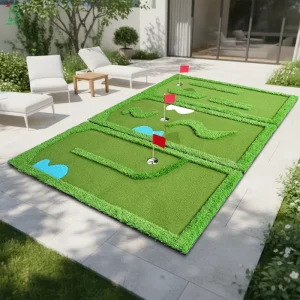 Indoor and Outdoor Putting Green Golf Training Aids with Hole for Training and Entertainment