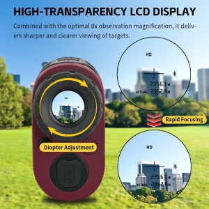 Industrial Handheld Laser Golf Rangefinder 3000m Range for Golf Hunting Shooting Rechargeable