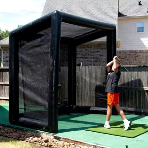 Inflatable Golf Hitting Bay Golf Training Cage Chip Shot Sport Game