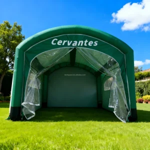 Inflatable Golf Simulator Enclosure Custom Size TPU Oxford Fabric Air Sealed System Golf Practice Tent Yard Decorations