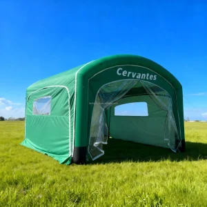 Inflatable Golf Simulator Enclosure Dome Tent with TPU Oxford Fabric and Air Sealed System