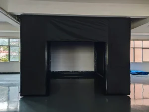 Inflatable Golf Simulator Enclosure with Practice Net Outdoor Inflatable Tent for Golf Training