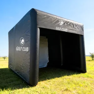 Inflatable Golf Simulator Tent for Golf Game and Live Sports Watching Inflatable Golf Enclosure Tent for Team Building