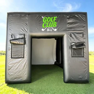 Inflatable Golf Tent Perfect for Golf Practice Inflatable Golf Simulator Enclosure with High Impact Projection Screen