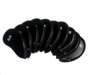 Instock Forever High Quality Printed Patterns Oversized PU Golf Head Cover for Iron 10pcs Per Set