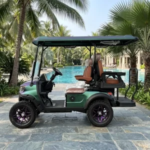 Intelligent Configuration Vehicle 4 Seater Digital Display Panel Dustproof Body Low Fault Rate Campus Staff Transport Golf Cart