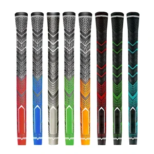 Iron Wood Golf Club Grips Cord Rubber Custom Logo Swing Grips Standard Compound Color Midsize Golf Grips