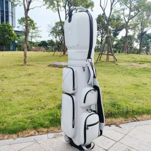 JBoss Golf 8 14 Dividers High Quality PU Leather Golf Bag Travel Bag Lightweight Golf Bag with Wheel