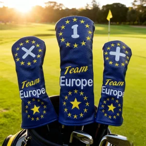 JBoss Golf Club Head Covers 1 5 Wood Driver PU Leather Foldable Lightweight Portable Waterproof Durable Multi Functional
