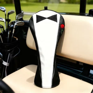 JBoss Golf Head Covers Embroidery High Quality Custom Logo Driver Cover Wood Head Cover Pu Leather Golf Club Covers