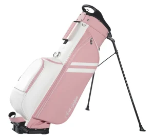 JBoss Golf Lightweight Pink Women Golf Stand Bag with 4 Way Top Divider Multi Pockets Golf Stand Bag