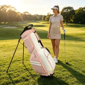 JBoss Golf Lightweight Stock Golf Stand Bag with 4 Way Top Divider Multi Pockets Golf Stand Bag