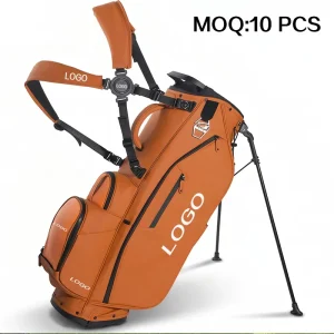 JBoss Golf Lightweight Waterproof Leather Golf Stand Bag MOQ 10 Pieces Choose From 3 Colors As You Wish Golf Bags