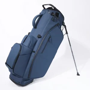 JBoss Golf Professional Durable Golf Bag PU Leather Stand Bag with 14 Dividers Waterproof Lightweight Embroidery Golf Bags