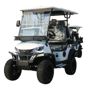 JG Best Choice Street Legal 72v Golf Carts Electric 6 Seater Golf Buggy Lithium Battery Electric Golf Cart for Use in Hotels