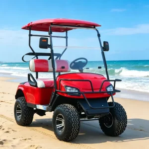 JG Club Golf Cart Lifted 2 Passenger Golf Cart With Seats Outdoor 2 Seat AC 48V Golf Cart