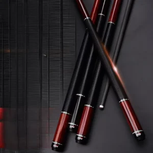 Jianying Yfen High Quality Carbon Fiber Pool Cue Black Technology Big Head American Cue with 11.5mm 12.5mm Tips Separates Table