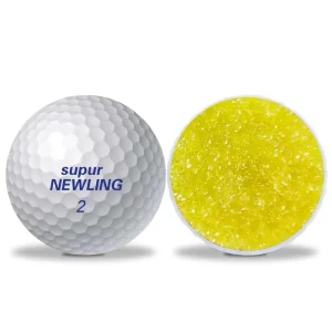 Junior Floating Golf Balls Bulk 2 Piece Practice Balls with Custom Logo for Schools & Sports Camps