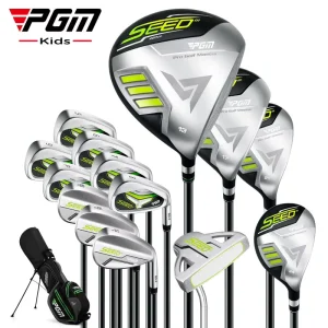 Junior Left Handed Golf Clubs Set 14pcs Graphite Shaft for Kids & Beginners