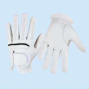 KEITHBOER Custom Logo Cabretta Leather Golf Gloves Breathable Lightweight Non Slip Quick Drying Unisex for Hands
