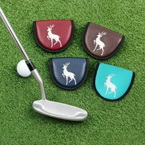 KIKGOLF New Golf Putter Cover Waterproof PU Material Dirt Resistant Wear Proof Golf Headcover for Golf Club Protection