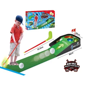 Kid Children Indoor Outdoor Golf Mini Training Mat Golf Putting Mat Golf Training Aid