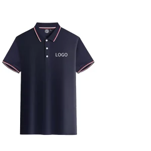 Knitted Golf Clothing Embroidered Printed Custom Design Plain White Black Polyester Quick Dry Fit Men Golf T
