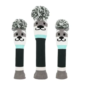 Knitted Nylon Golf Club Head Cover Set for Outdoor Use