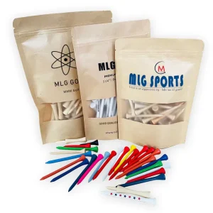 Kraft Paper Packing Packed Custom Design Bamboo Golf Tees