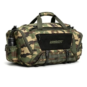 LAMGOYI Crossbody Duffel Bag Patent Design Custom Logo Tactical Gym Bag Waterproof Sports Travel Bag with Shoe Compartment