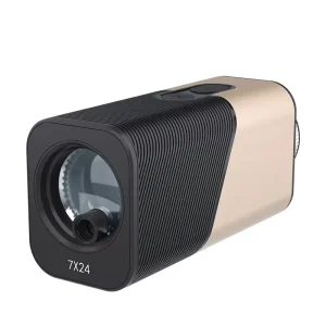 LARREX LR J5X Portable 7X24 Optical Handheld HD Golf Laser Rangefinder 1000m Range Finder Monocular Outdoor Use Small Pocket