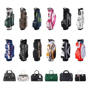 LOW MOQ Golf CartBoston Stand Bag Waterproof Multi-functional Pockets Golf Bags for Golfer