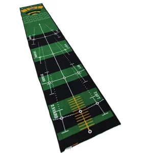 LW Professional Auto Ball Return Golf Putting Mat Portable Indoor Outdoor 1 2 Hole Training Equipment for Practice for New