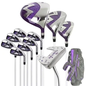 Ladies Golf Club Set Professional Quality High Forgiveness Stylish Design Women’s Complete Golf Set for Beginners
