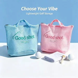 Large-Capacity Golf Storage Bag and Travel Organizer for Clothes and Gear Lightweight Washable Polyester