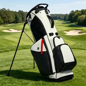 Large-Capacity Lightweight Waterproof Eco-Friendly Golf Stand Bag Soft Leather Durable Construction Customizable Options Gear