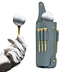 Large Size 3 Piece Waterproof Golf Bag with Golf Ball Storage Waist Strap Tee Nail Hanging Features