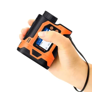Laser Rangefinder 600M 6.0x Rechargeable Orange Golf and Hunting IP65 Protection 0.1M Accuracy