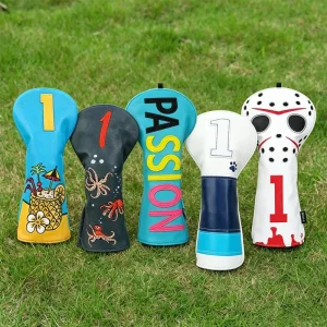 Latest Golf Head Covers Leather High Quality Golf Accessories Soft Driver Golf Headcover
