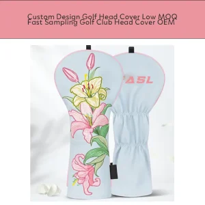 Leather Golf Club Head Cover for Girls and Women