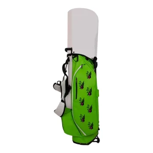 Leather Tour Stand Carry Golf Bag with 14-Way Divider