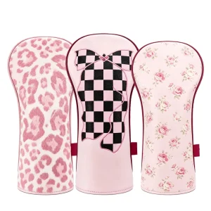 Leather Wood Driver ODM Golf Head Cover OEM Golf Headcover Custom Golf Club Headcovers