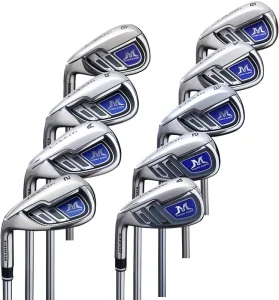 Left Handed Golf Clubs Complete Set Men 4 SW 9 Pieces Spot Single Length Golf Iron Set for LH Golfer