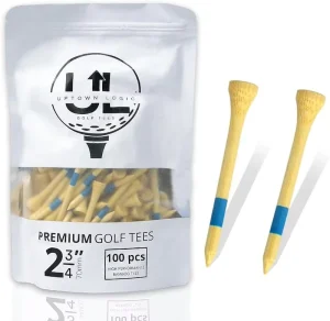 Less Friction High Quality 100% Bamboo Druable Golf Tees